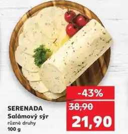 Kaufland SERENADA Salámový sýr nabídka
