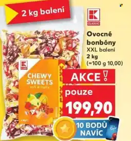 Kaufland Ovocné bonbóny XXL nabídka