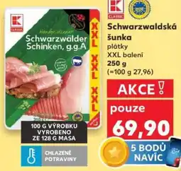 Kaufland Schwarzwaldská šunka plátky nabídka