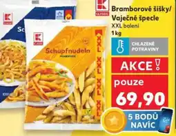 Kaufland Bramborové šišky/ Vaječné špecle nabídka