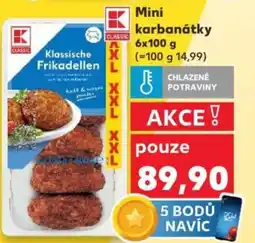 Kaufland Mini karbanátky nabídka