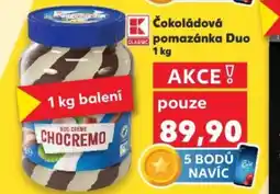Kaufland Čokoládová pomazánka Duo nabídka