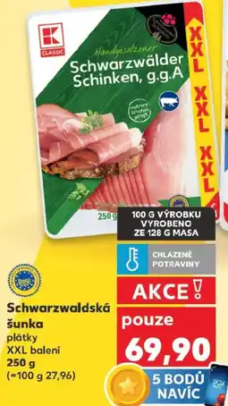 Kaufland Schwarzwaldská šunka nabídka