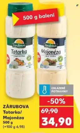 Kaufland ZÁRUBOVA Tatarka/ Majonéza nabídka