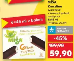 Kaufland MÍŠA Zmrzlina nabídka