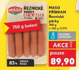 Kaufland MASO PŘÍBRAM Řeznické parky nabídka