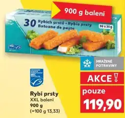Kaufland Rybí prsty XXL balení nabídka
