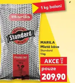 Kaufland MARILA Mletá káva Standard nabídka