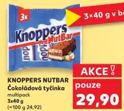 Kaufland KNOPPERS NUTBAR Čokoládová tyčinka nabídka