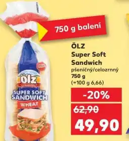 Kaufland ÖLZ Super Soft Sandwich pšeničný/celozrnný nabídka