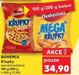 Kaufland BOHEMIA Křupky sýrové/arašídové nabídka