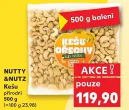 Kaufland NUTTY &NUTZ Kešu přírodní nabídka