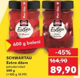 Kaufland SCHWARTAU Extra džem nabídka