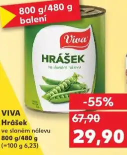 Kaufland VIVA Hrášek nabídka