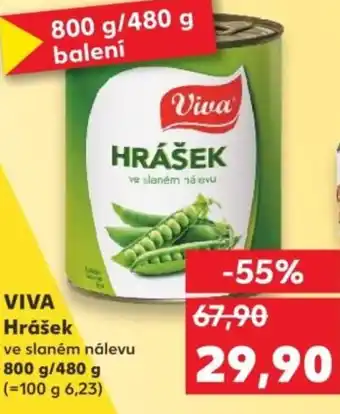 Kaufland VIVA Hrášek nabídka