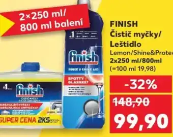 Kaufland FINISH Čistič myčky/ Leštidlo nabídka