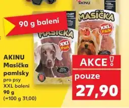 Kaufland AKINU Masička pamlsky nabídka