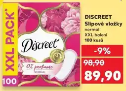 Kaufland DISCREET Slipové vložky nabídka
