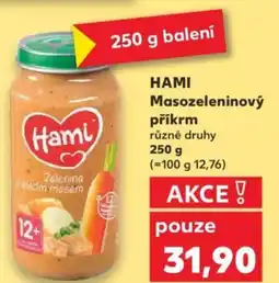 Kaufland HAMI Masozeleninový příkrm nabídka