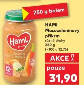 Kaufland HAMI Masozeleninový příkrm nabídka