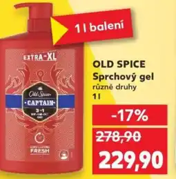 Kaufland OLD SPICE Sprchový gel nabídka