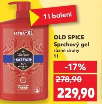 Kaufland OLD SPICE Sprchový gel nabídka