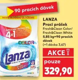 Kaufland LANZA Prací prášek nabídka