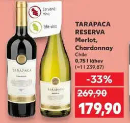 Kaufland TARAPACA RESERVA Merlot, Chardonnay nabídka