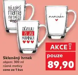 Kaufland Skleněný hrnek nabídka
