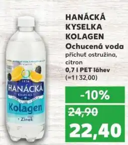 Kaufland HANÁCKÁ KYSELKA KOLAGEN Ochucená voda nabídka