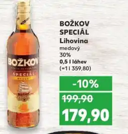 Kaufland BOŽKOV SPECIÁL Lihovina medový nabídka