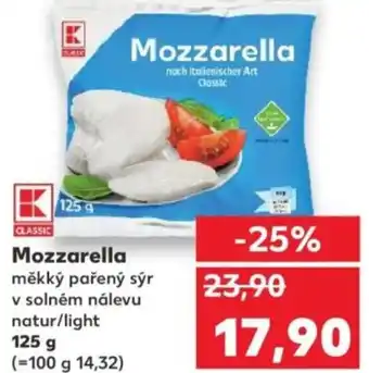 Kaufland Mozzarella nabídka