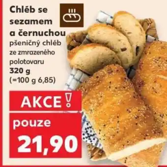 Kaufland Chléb se sezamem a černuchou nabídka