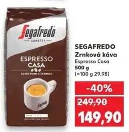 Kaufland SEGAFREDO Zrnková káva Espresso Casa nabídka