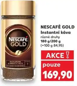 Kaufland NESCAFÉ GOLD Instantní káva nabídka