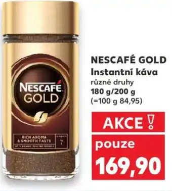 Kaufland NESCAFÉ GOLD Instantní káva nabídka