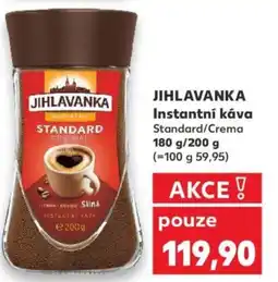 Kaufland JIHLAVANKA Instantní káva Standard/Crema nabídka