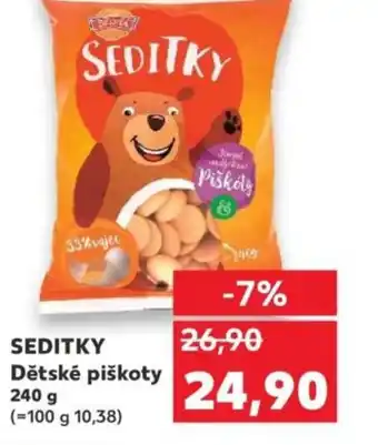 Kaufland SEDITKY Dětské piškoty nabídka