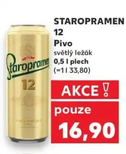Kaufland STAROPRAMEN 12 Pivo nabídka