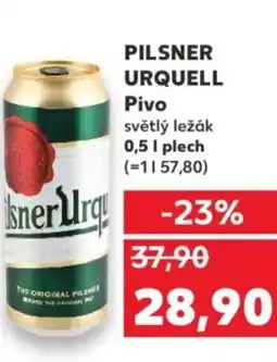 Kaufland PILSNER URQUELL Pivo nabídka