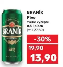 Kaufland BRANÍK Pivo nabídka