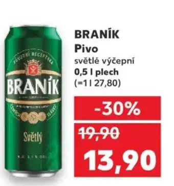 Kaufland BRANÍK Pivo nabídka