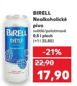 Kaufland BIRELL Nealkoholické pivo světlé/polotmavé nabídka