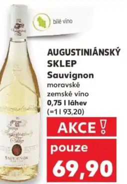 Kaufland AUGUSTINIÁNSKÝ SKLEP Sauvignon nabídka