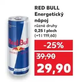 Kaufland RED BULL Energetický nápoj nabídka
