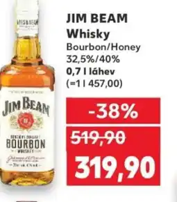 Kaufland JIM BEAM Whisky Bourbon/Honey 32,5%/40% nabídka