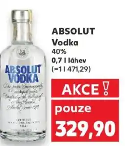 Kaufland ABSOLUT Vodka nabídka