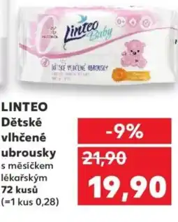 Kaufland LINTEO Dětské vlhčené ubrousky nabídka