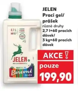 Kaufland JELEN Prací gel/ prášek nabídka