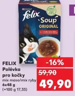 Kaufland Felix Polévka pro kočky nabídka